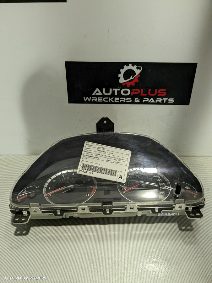2009 Honda Accord Instrument Cluster