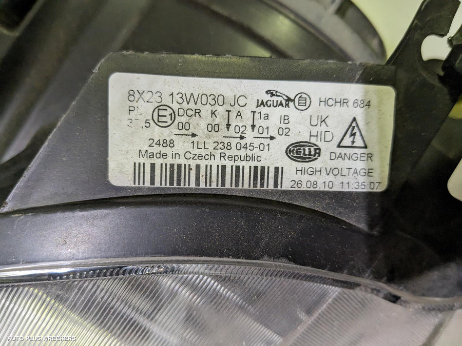 2009 Jaguar Xf Left Headlamp