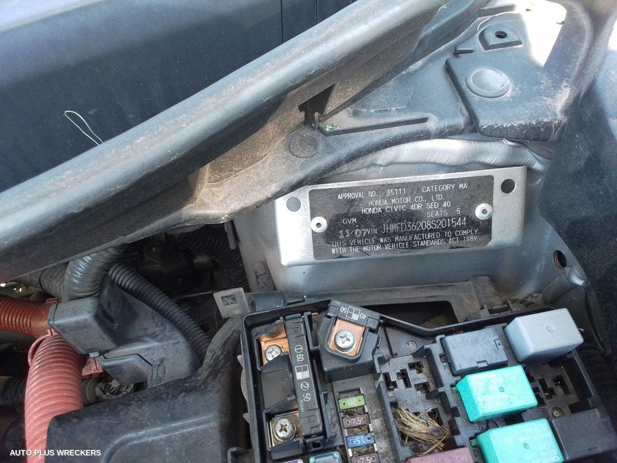 2008 Honda Civic Right Headlamp