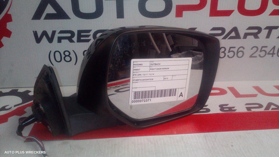 2011-2014 Subaru Outback Right Door Mirror