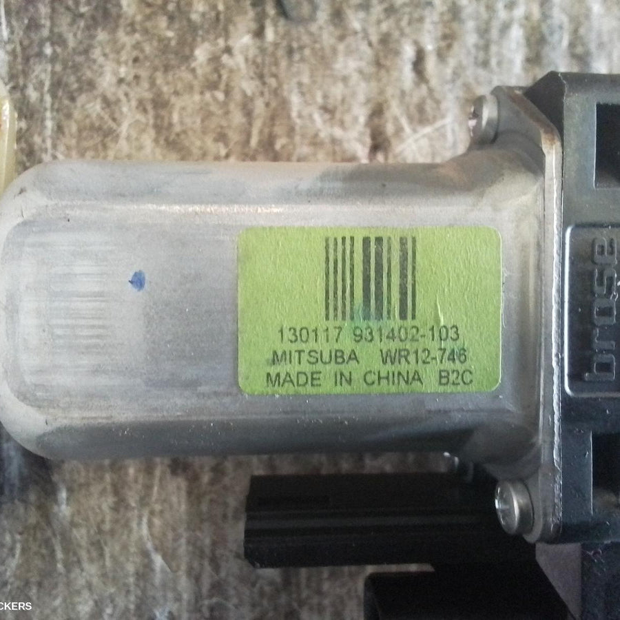 2013 Jeep Grandcherokee Left Rear Wnd Reg Motor