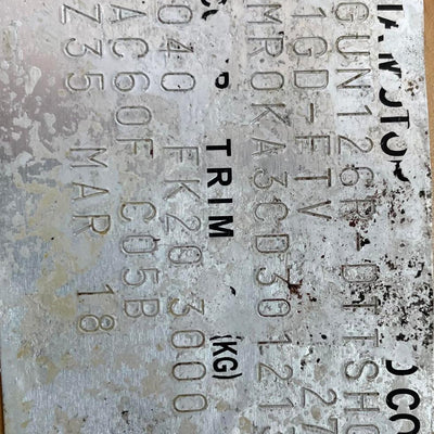 2018 TOYOTA HILUX ABS PUMP MODULATOR