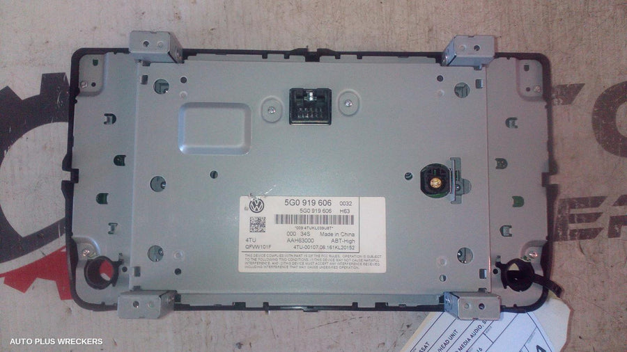 2015-2019 Volkswagen Passat Radio Cd Dvd Sat Tv