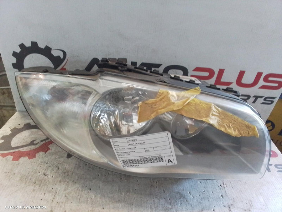 2006 Bmw 1 Series Right Headlamp