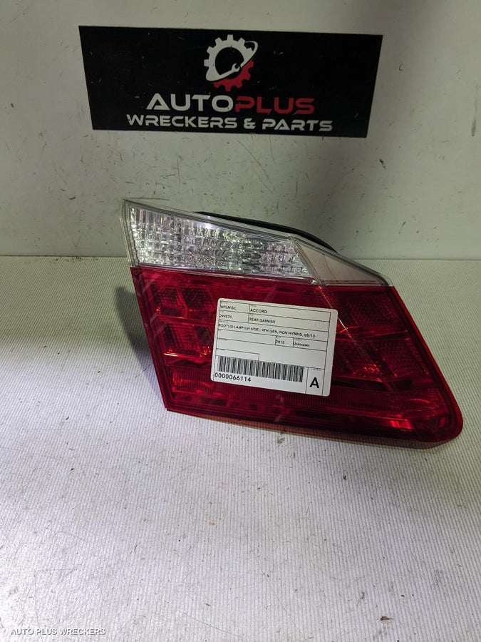 2013 Honda Accord Rear Garnish