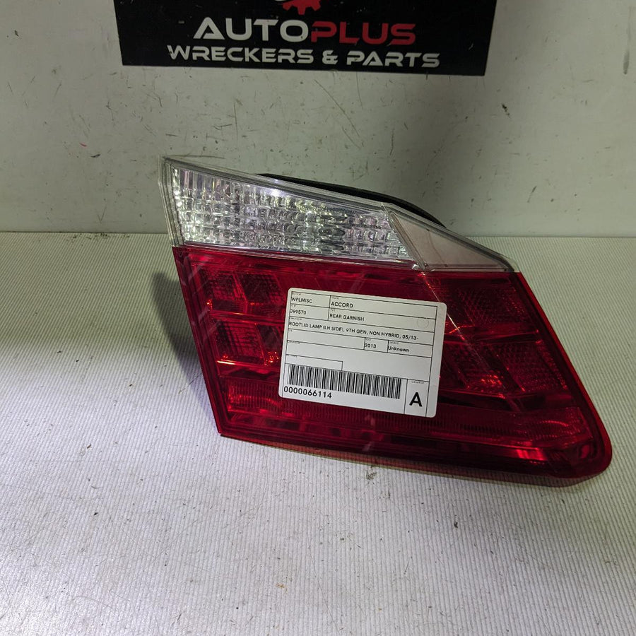 2013 Honda Accord Rear Garnish