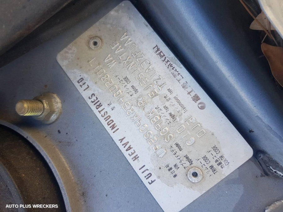 2003 Subaru Forester Pwr Dr Wind Switch