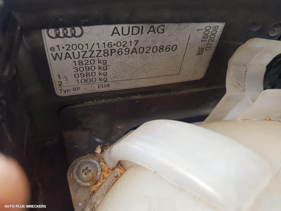 2008 Audi A3 Left Rear Door Sliding