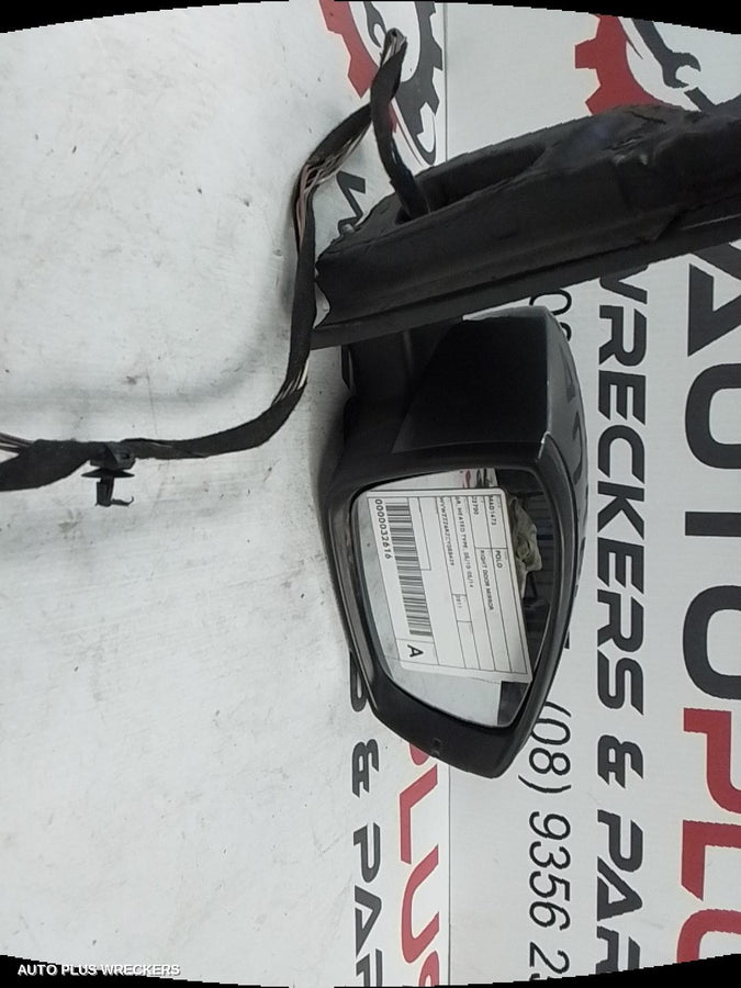 2010-2014 Volkswagen Polo Right Door Mirror