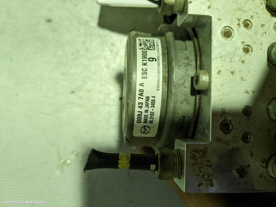 2016 Mazda 2 Abs Pump Modulator
