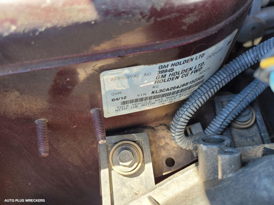 2012 Holden Captiva Steering Box Rack