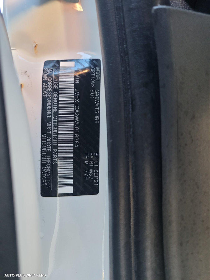 2021 Mitsubishi Asx Pwr Dr Wind Switch