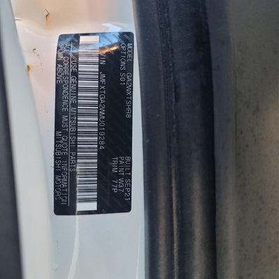 2021 Mitsubishi Asx Pwr Dr Wind Switch