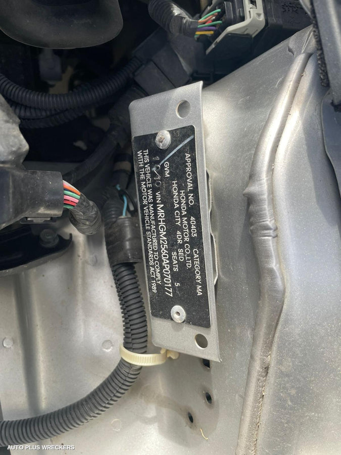 2011 HONDA CITY DOOR BOOT GATE LOCK