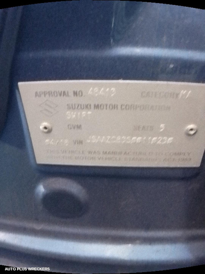 2018 Suzuki Swift Door Boot Gate Lock