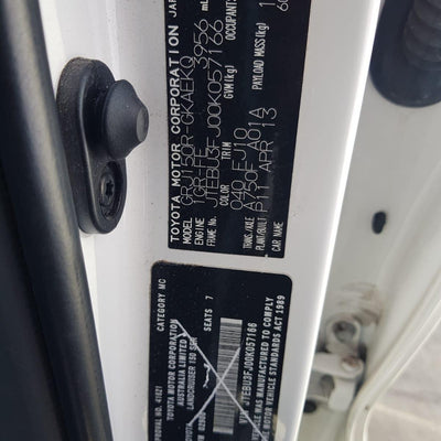 2013 TOYOTA PRADO PWR DR WIND SWITCH