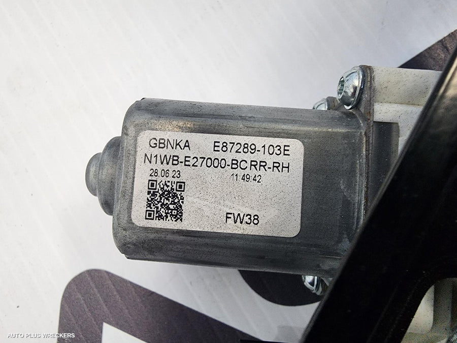 2023 Ford Ranger Right Rear Wnd Reg Motor