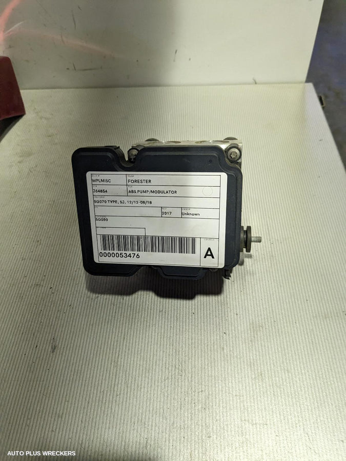 2017 Subaru Forester Abs Pump Modulator