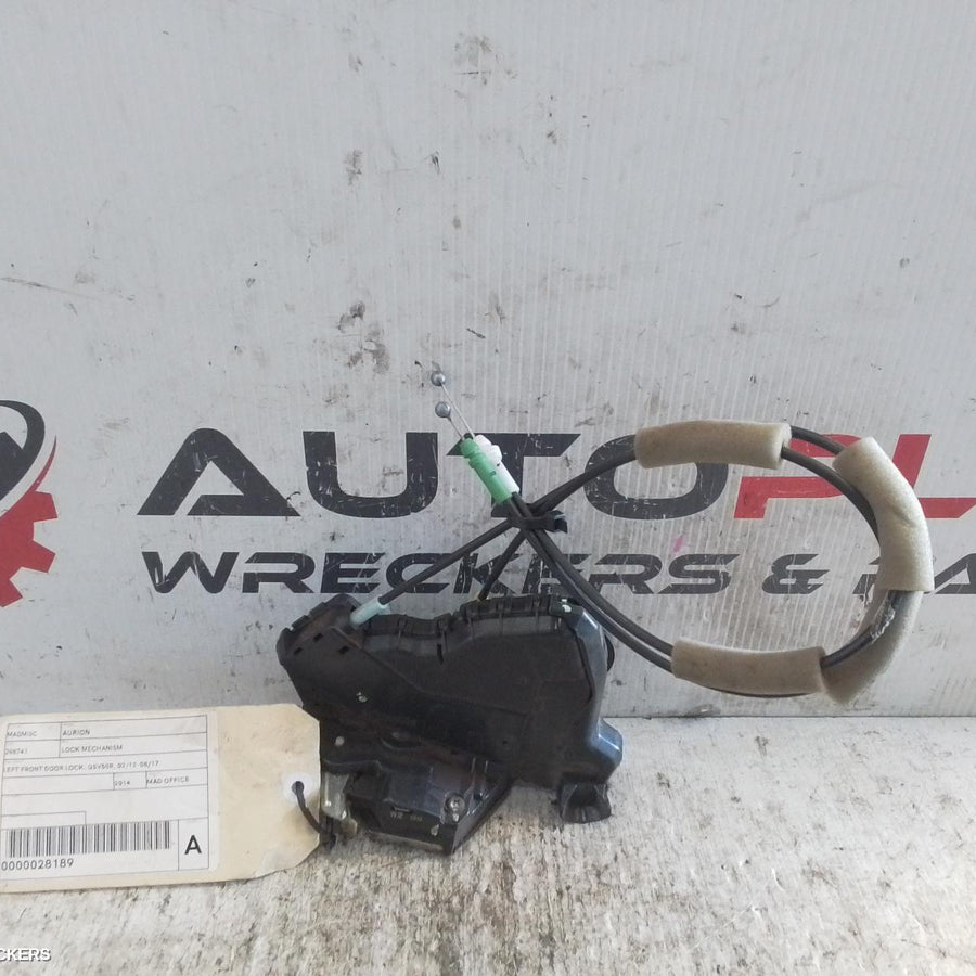2014 Toyota Aurion Door Boot Gate Lock