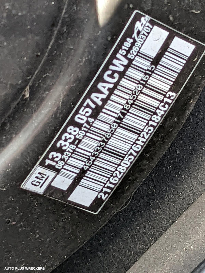 2015 Holden Cruze Left Rear Door Sliding