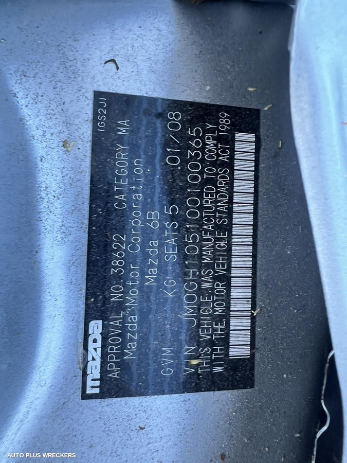 2008 Mazda 6 Throttle Body