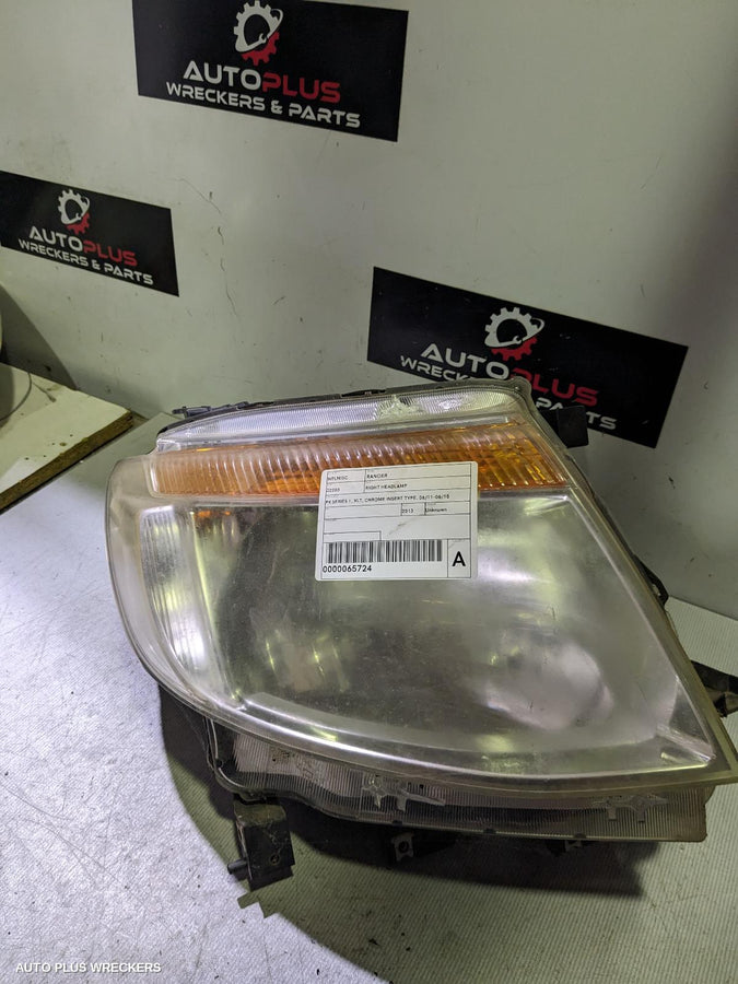 2013 Ford Ranger Right Headlamp