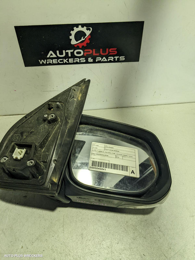 2015 Holden Colorado Right Door Mirror
