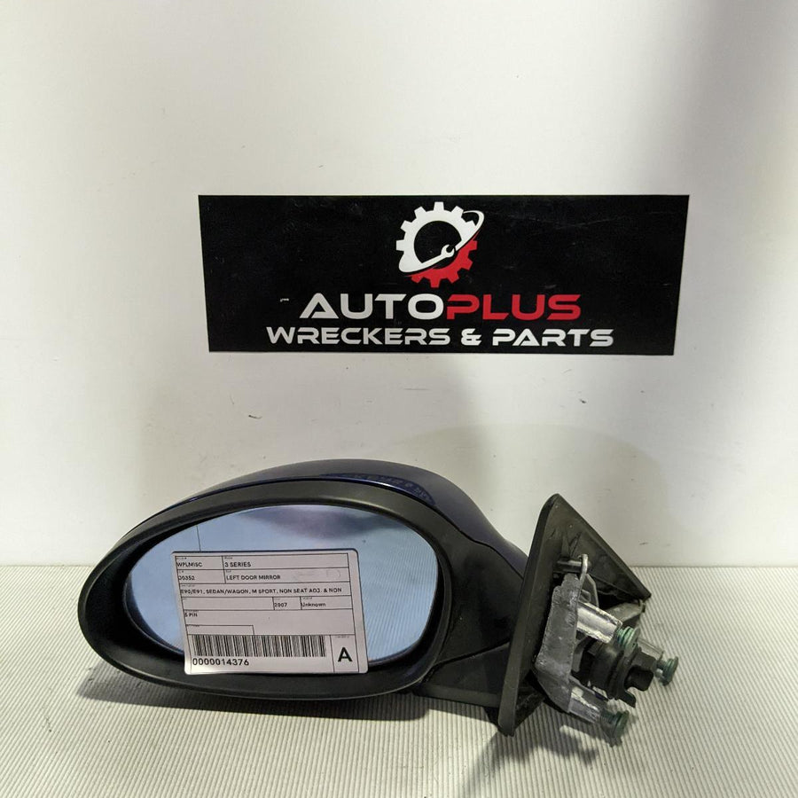 2007 Bmw 3 Series Left Door Mirror