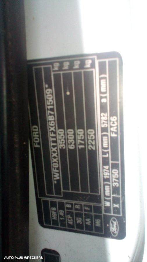 2007 Ford Transit Right Headlamp