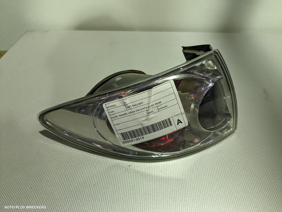 2003 Mazda 6 Left Taillight