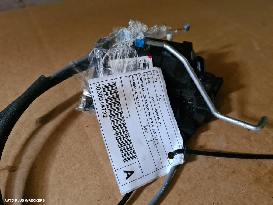 2012 HYUNDAI I20 DOOR BOOT GATE LOCK