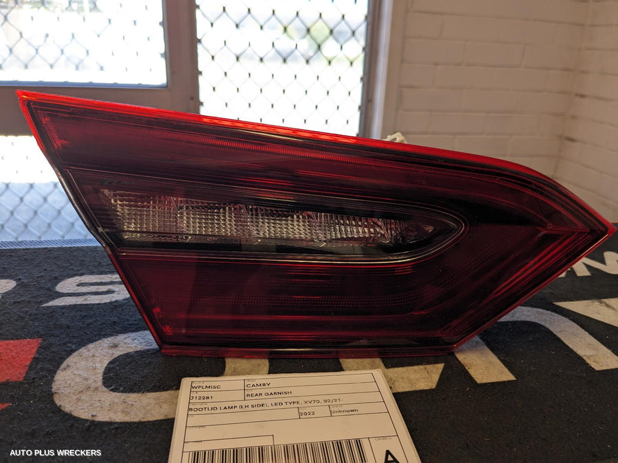 2022 Toyota Camry Rear Garnish