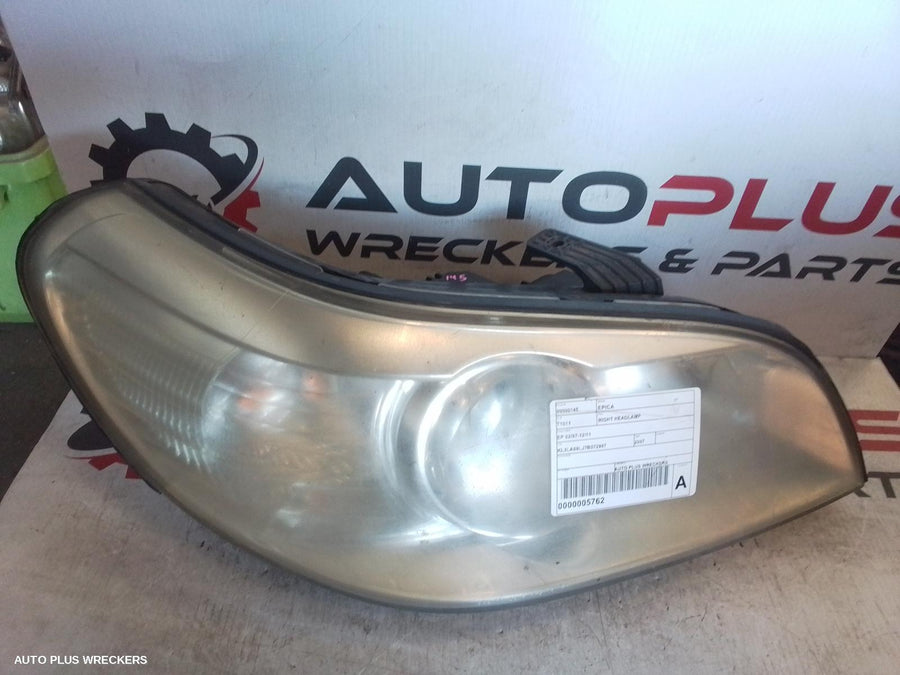 2007 Holden Epica Right Headlamp