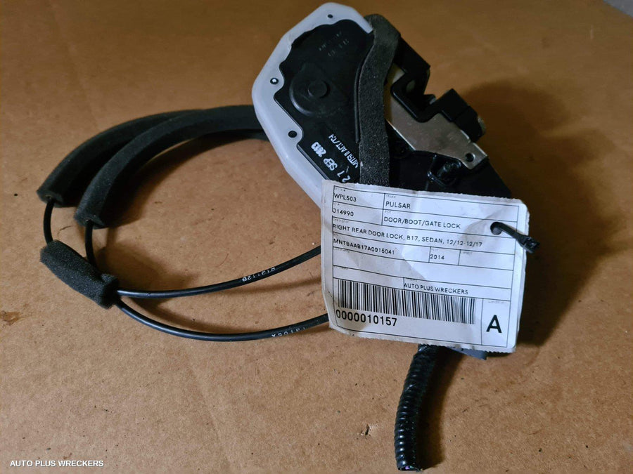 2014 Nissan Pulsar Door Boot Gate Lock