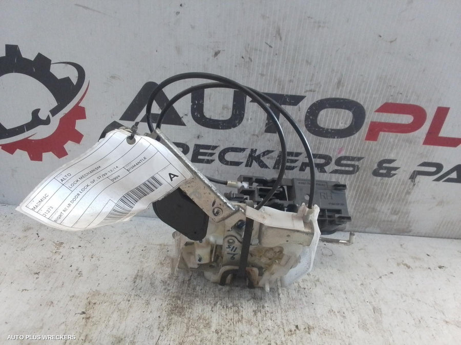 2009 Suzuki Alto Door Boot Gate Lock