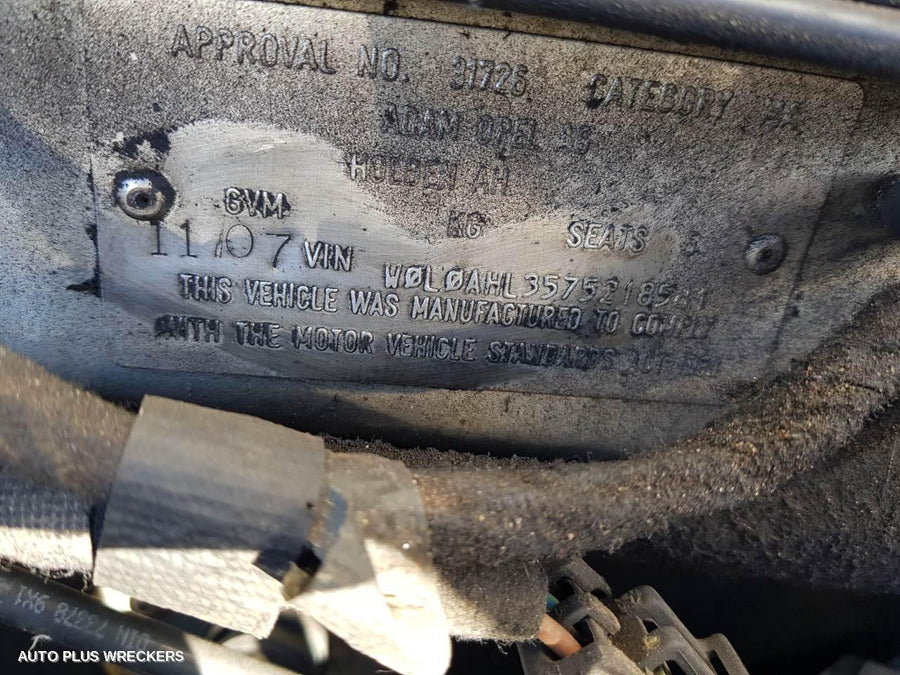 2007 Holden Astra Left Front Door