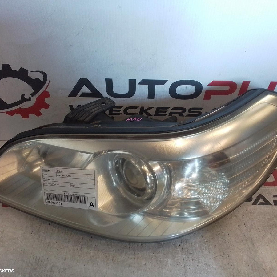 2007-2011 Holden Epica Left Headlamp