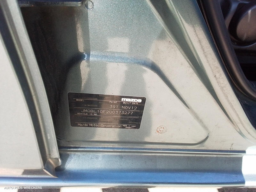 2013 Mazda 3 Door Boot Gate Lock