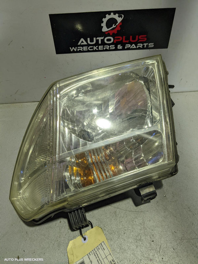 2008 Nissan Navara Left Headlamp