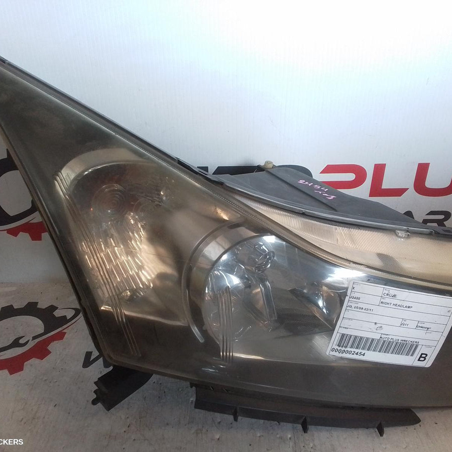 2009-2011 Holden Cruze Right Headlamp