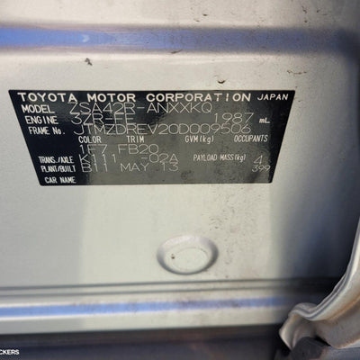 2013 Toyota Rav4 Frt Xmember Cradle