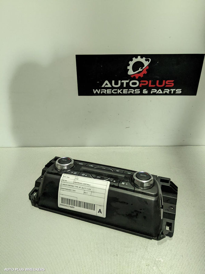 2017 Mazda Cx5 Heater Ac Controls