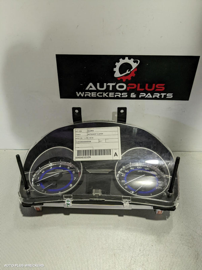 2019 Suzuki Baleno Instrument Cluster