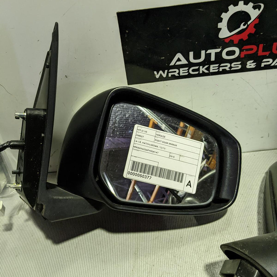 2012-2022 Mitsubishi Mirage Right Door Mirror