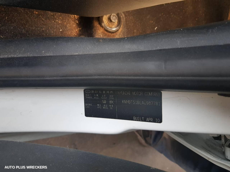 2010 Hyundai Getz Rear Bumper