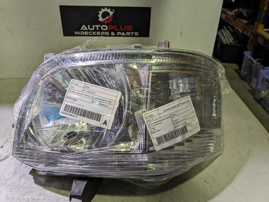 2012 Toyota Hiace Left Headlamp