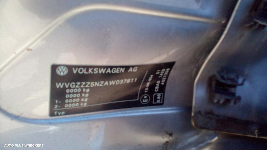 2010 Volkswagen Tiguan Pwr Dr Wind Switch
