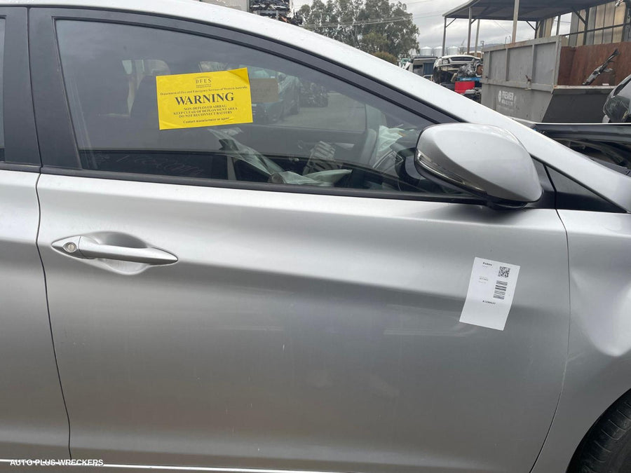 2013 Hyundai Elantra Right Front Door Window
