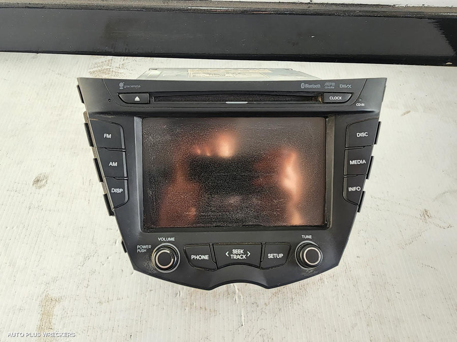 2014 Hyundai Veloster Radio Cd Dvd Sat Tv