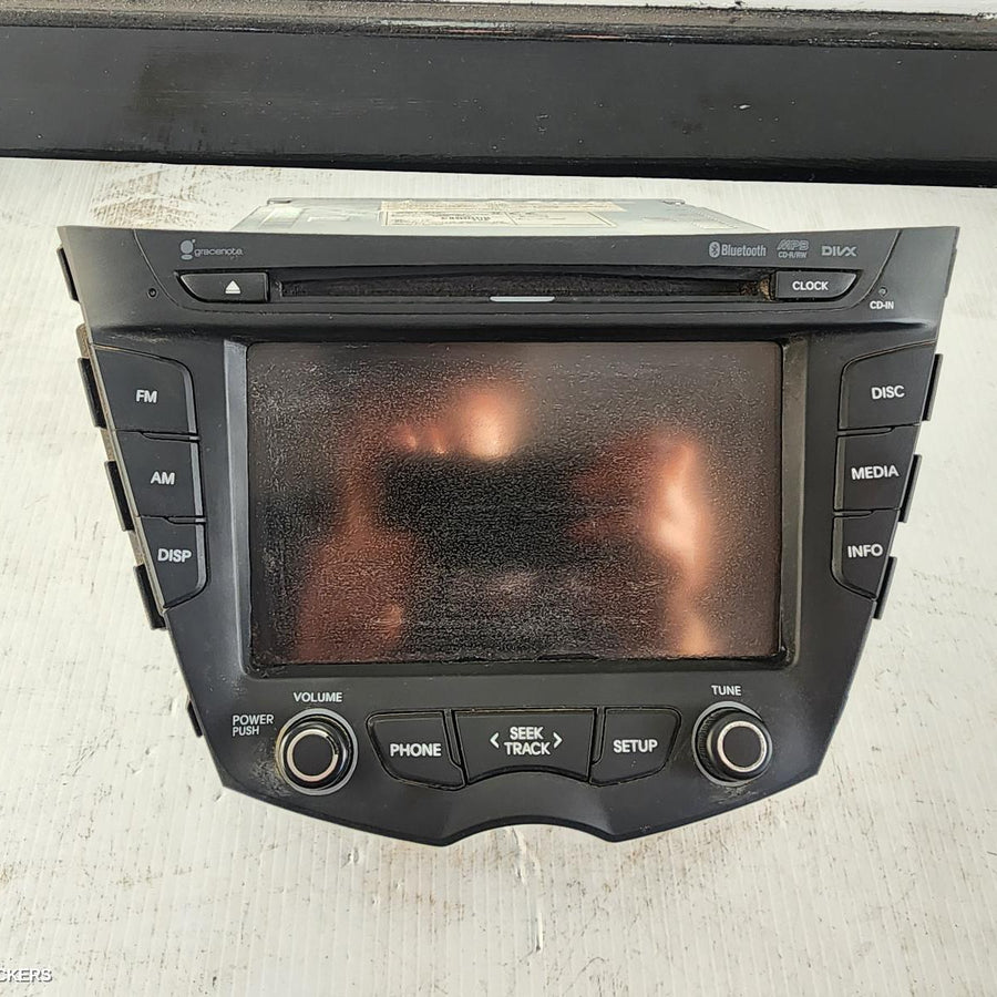 2014 Hyundai Veloster Radio Cd Dvd Sat Tv